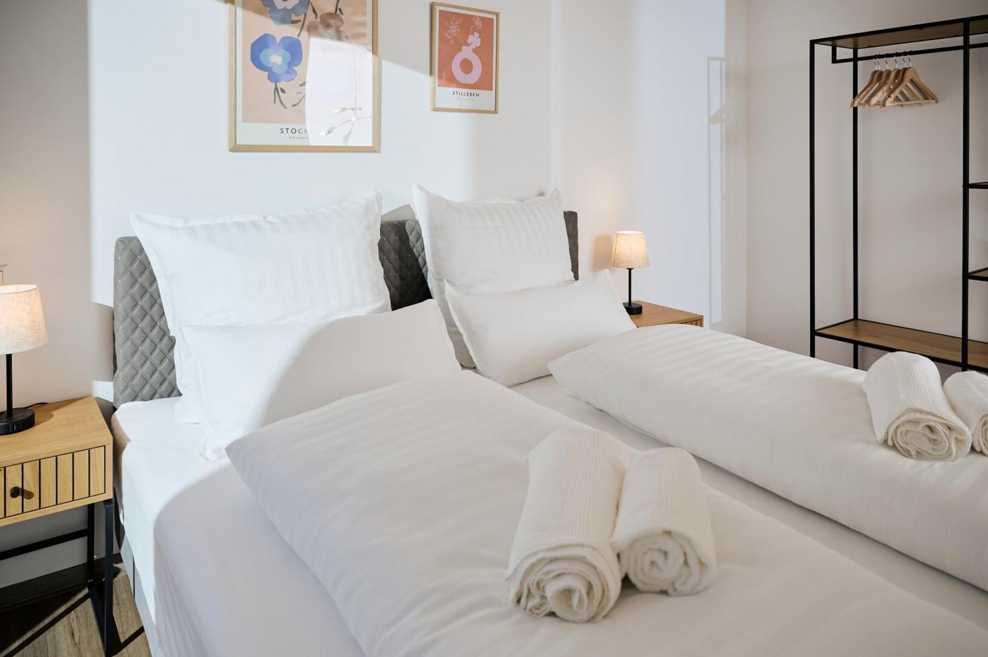 Moderne Apartments Mit Highspeed-Wlan Und Gratis-Tiefgarage Ihr Perfekter Rueckzugsort Nahe Dem Zentrum Und Der Therme I Barrierearm Bad Kissingen Exterior foto