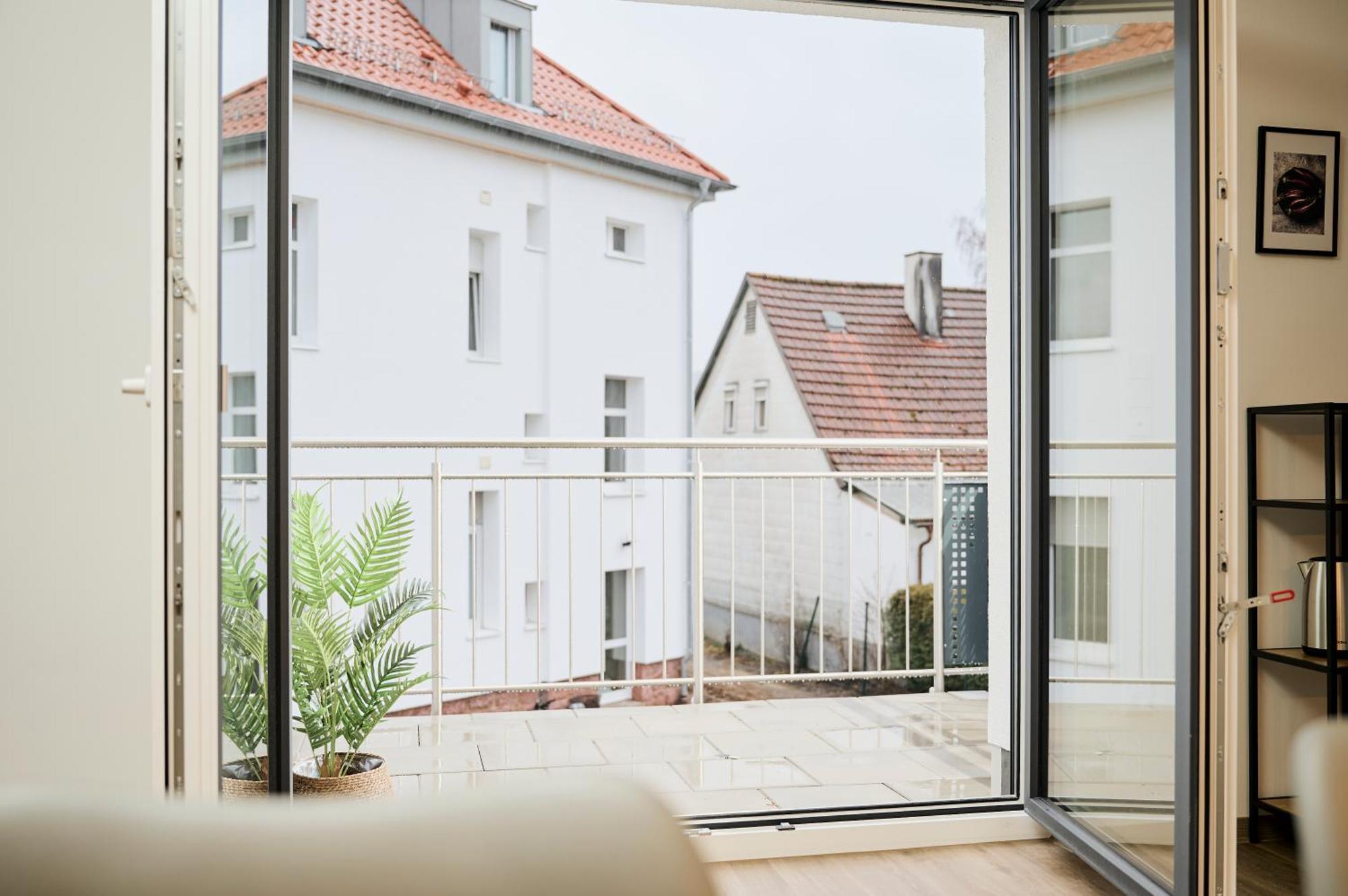 Moderne Apartments Mit Highspeed-Wlan Und Gratis-Tiefgarage Ihr Perfekter Rueckzugsort Nahe Dem Zentrum Und Der Therme I Barrierearm Bad Kissingen Exterior foto