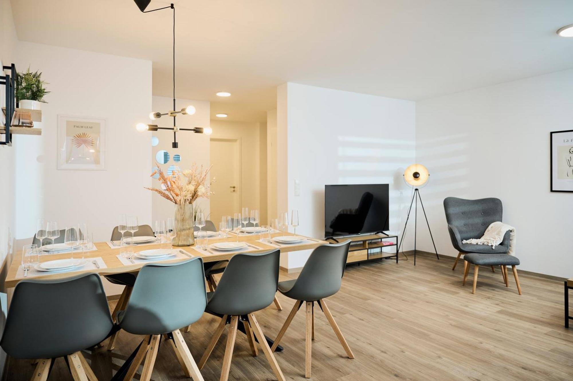 Moderne Apartments Mit Highspeed-Wlan Und Gratis-Tiefgarage Ihr Perfekter Rueckzugsort Nahe Dem Zentrum Und Der Therme I Barrierearm Bad Kissingen Exterior foto