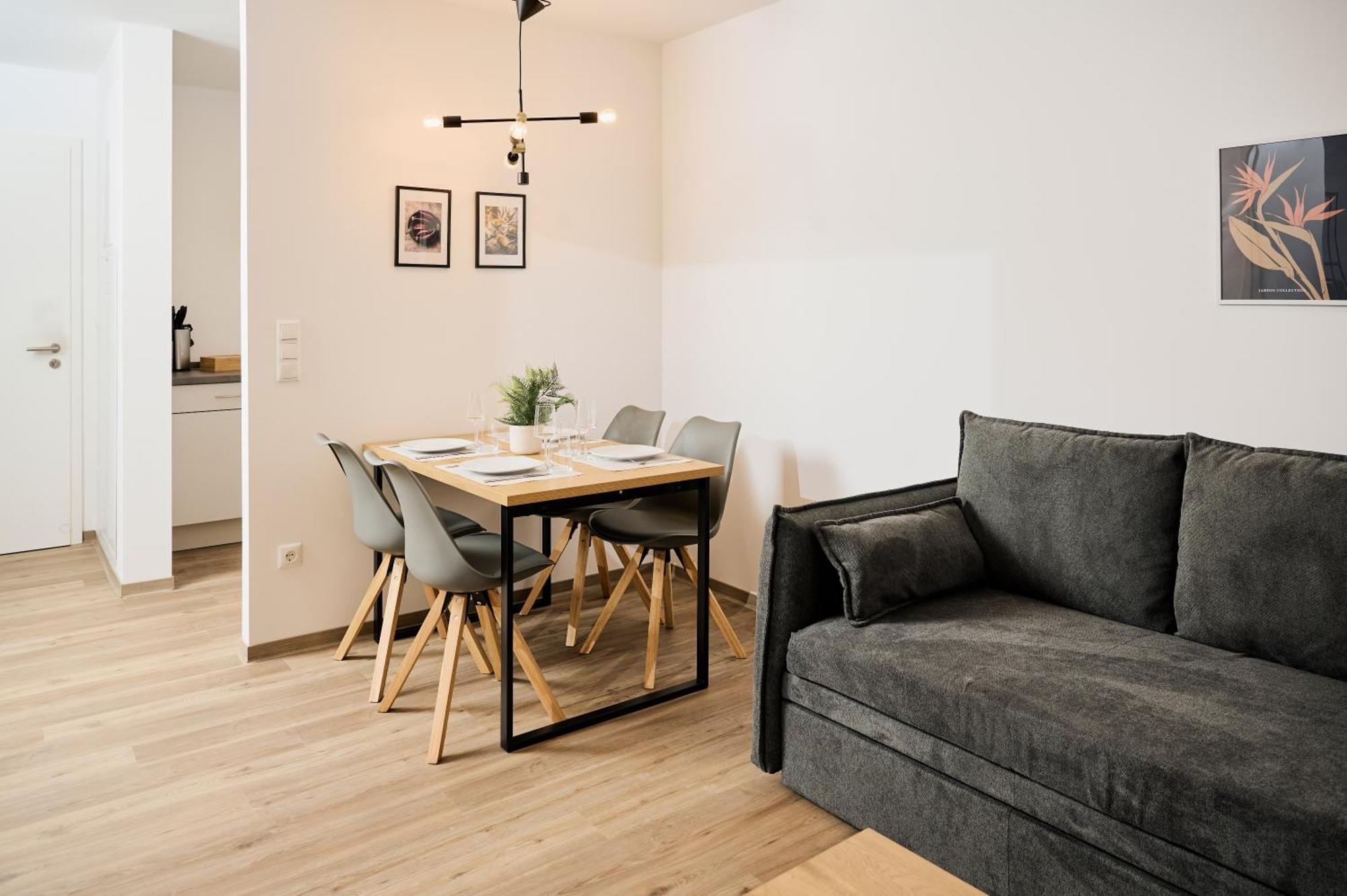 Moderne Apartments Mit Highspeed-Wlan Und Gratis-Tiefgarage Ihr Perfekter Rueckzugsort Nahe Dem Zentrum Und Der Therme I Barrierearm Bad Kissingen Exterior foto
