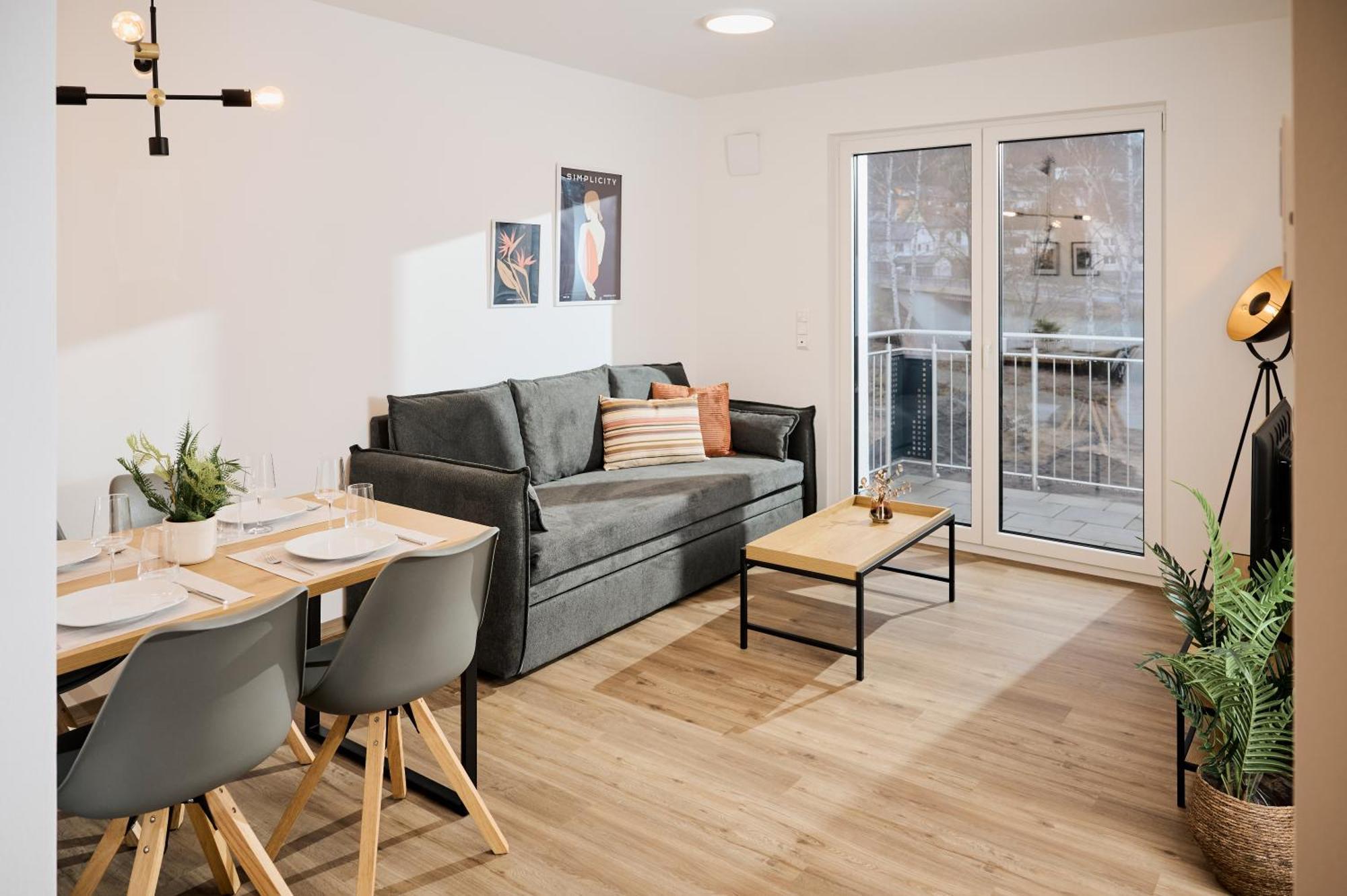 Moderne Apartments Mit Highspeed-Wlan Und Gratis-Tiefgarage Ihr Perfekter Rueckzugsort Nahe Dem Zentrum Und Der Therme I Barrierearm Bad Kissingen Exterior foto